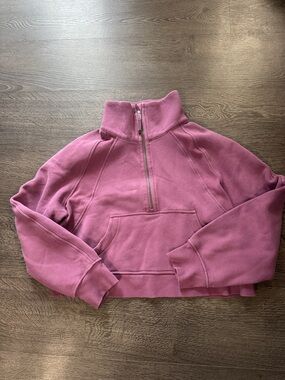 lululemon athletica Rose Pink Half-Zip Pullover Jacket